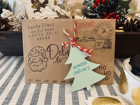 2025 Personalized Santa Letters from the North Pole ā Magical Holiday Keepsake with Foil Santa Nice Sticker