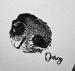 Custom Dog Nose Print Rubber Stamp – A Sweet Keepsake of Your Best Friend