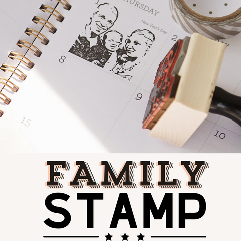 Custom Photo Family Stamp | Personalized Keepsake Stamp