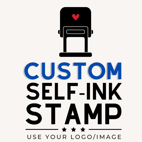 Custom Logo for Self-Inking Stamp - Package Branding - Use Your Image