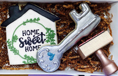 Bee Flying Garden Address Personalized Custom Return Address Rubber Stamp or Self Inking Stamp - Britt Lauren Stamps