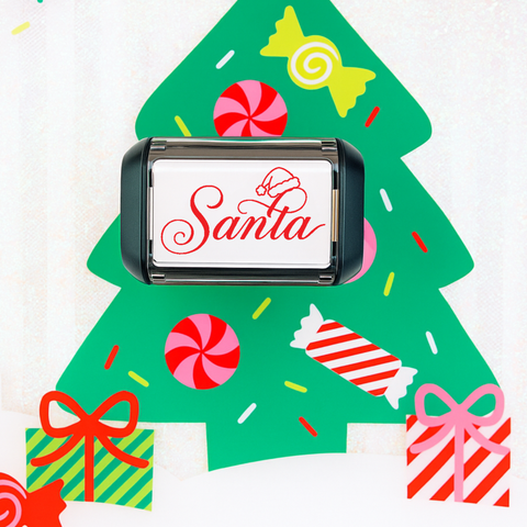 Santa Signature Stamp • Christmas Stamp for Holiday Magic from the North Pole